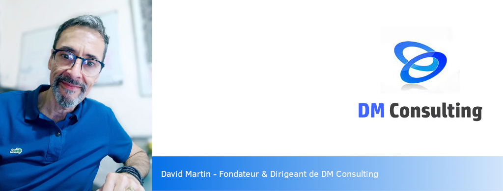 David Martin, informaticien généraliste, a fondé DM Consulting en 2014.